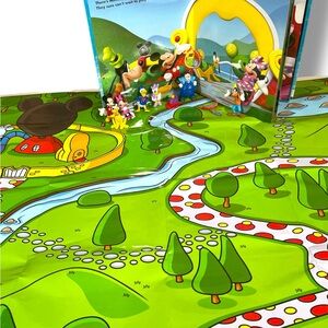 My Busy Books Disney Mickey Mouse Clubhouse Storybook(11 Figures) + Playmat